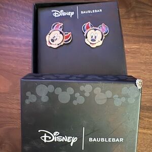 Disney Mickey Mouse Devil Horns Pierced Earrings